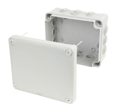 rectangle junction box|large junction box with knockouts.